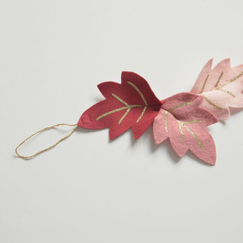 Autumn Leaf Felt Garland, 5 of 6