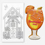 Personalised Aperol Spritz Summer Cocktail Biscuit, thumbnail 2 of 4