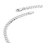 Sterling Silver Curb Chain Necklace 20 Inch, thumbnail 3 of 5