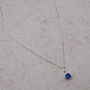 925 Sterling Silver Swarovski Birthstone Necklace, thumbnail 3 of 4
