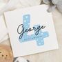 Blue 4th Birthday Card For Son Personalised, thumbnail 1 of 7