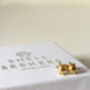 18ct Gold Plated Turtle Stud Earrings, thumbnail 2 of 8
