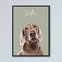 Personalised Pet Print Portrait From Photo, thumbnail 11 of 11