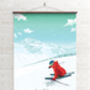 La Plagne Ski Resort France Travel Poster Art Print, thumbnail 2 of 6