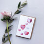 Love Hearts Valentines And Anniversary Card, thumbnail 1 of 2
