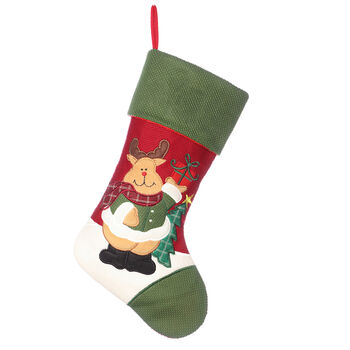 Rudy The Reindeer Personalised Christmas Stocking, 3 of 8