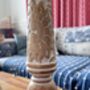 Mango Wood Pillar Candle Holder Set Of Two, thumbnail 7 of 9