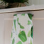 Green Veg Organic Cotton Tea Towel, thumbnail 5 of 6