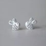 Sterling Silver Bee Stud Earrings And Box, thumbnail 2 of 6