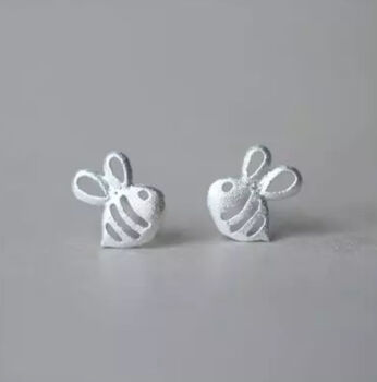 Sterling Silver Bee Stud Earrings And Box, 2 of 6
