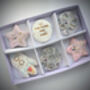 Personalised To The Moon And Back Hand Iced Biscuit Gift Box Fathers Day Gift, thumbnail 1 of 10
