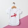 Personalised Retro Airplane Baby Grow, thumbnail 1 of 7