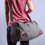 Canvas Gym Sports Boot Bag, thumbnail 4 of 12