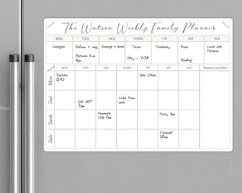 Personalised Metal Family Command Centre, 6 of 6