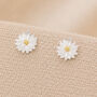 7mm Sterling Silver Daisy Stud Earrings, thumbnail 1 of 6