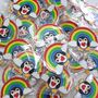 Epic Rainbow Penguin Hard Enamel Pin, thumbnail 9 of 11