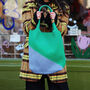 Colour Block Shoulder Shopper Tote Bag, thumbnail 3 of 10