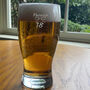 18th Birthday Bow Tie Beer Glass, thumbnail 5 of 8