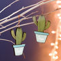 Personalised Cactus Decoration, thumbnail 1 of 2