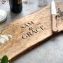 Personalised Cheeseboard For Couples, thumbnail 1 of 8