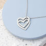 Personalised Entwined Hearts Necklace, thumbnail 10 of 12