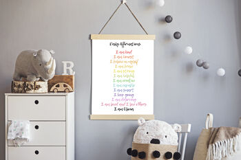 Personalized Positive Educational Children's Print Set, 5 of 10