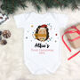 Personalised Baby’s First Christmas Bodysuit, thumbnail 1 of 6