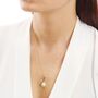 Freshwater Pearl And Diamond Drop Pendant Necklace, thumbnail 3 of 7