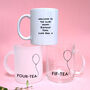 Personalised Milestone Birthday Tea Mugs And Cake, thumbnail 1 of 5