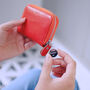 Personalised Mini Leather Card Holder Purse, thumbnail 5 of 12