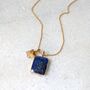 The Duo Lapis Lazuli Necklace, thumbnail 1 of 9