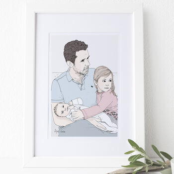 Personalised Family Portrait, 2 of 12