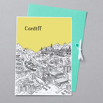 Personalised Cardiff Print, 10 of 10