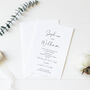 This Is Love 10 Wedding Invitation And RSVP Cards Set, thumbnail 2 of 4