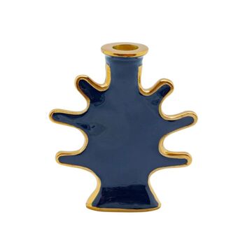 Blue Splash Aluminium Candle Holder, 3 of 3