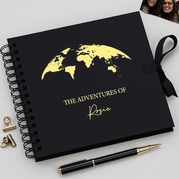 Personalised Travel Scrapbook Anniversary Gift For Travellers, 4 of 9