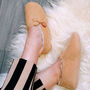 Heidi Sheepskin Ballerina Slippers With Soft Sole, thumbnail 2 of 5
