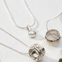 Maharani Manifest Silver Spinning Necklace, thumbnail 5 of 9
