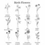 Personalised Birth Flower Jewellery Box, thumbnail 4 of 5