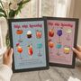 Personalised Secret Message Cocktail Personality Print Gift For Best Friend, thumbnail 2 of 12