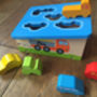 Wooden Car Or Wooden House Sorting Box, thumbnail 1 of 2