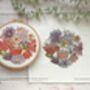 Blooms Floral Embroidery Pattern, thumbnail 2 of 7