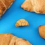 Croissant Kawaii Enamel Pin Badge, thumbnail 3 of 6