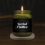 Green Jar Candle • “Serieal Chiller” • Scented Jar Candle • Gift For Her • Gifts For Him • Halloween Candle • Halloween Decor, thumbnail 1 of 2