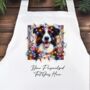 Personalised Border Collie In Christmas Lights, thumbnail 10 of 10