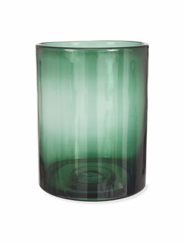 Emerald Green Glass Vase, 2 of 2