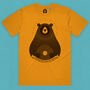 Vinyl Record Bear Adult Men's T Shirt, thumbnail 5 of 10