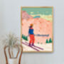 Obergurgl Ski Resort Austria Travel Poster Art Print, thumbnail 5 of 8