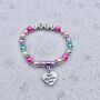 Personalised Best Big Sister Ever Charm Bracelet, Baby Shower Gift, thumbnail 2 of 11