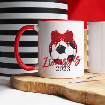 Womens World Cup Lioness Mug, 3 of 8